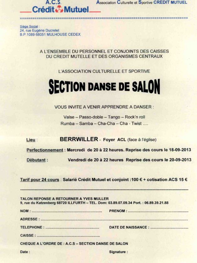 Danse salon